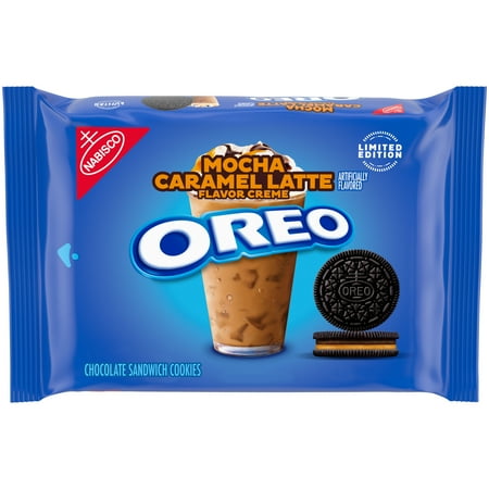OREO Mocha Caramel Latte Chocolate Sandwich Cookies, Limited Edition, 12.2 oz