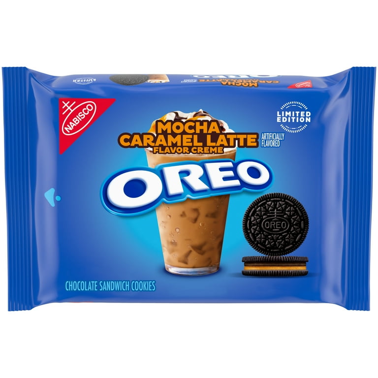 OREO Mocha Caramel Latte Chocolate Sandwich Cookies, Limited