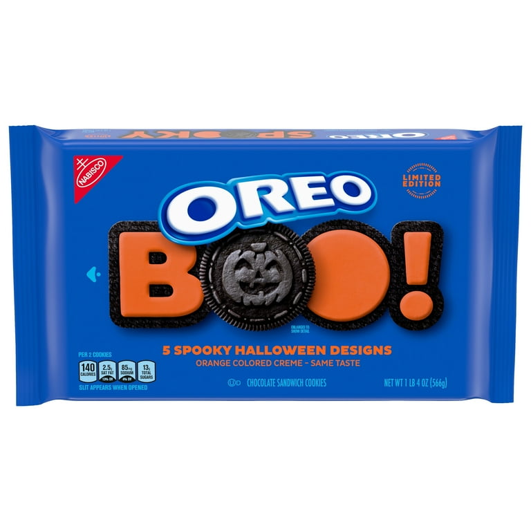 OREO Orange Creme Filling Chocolate Halloween Sandwich Cookies