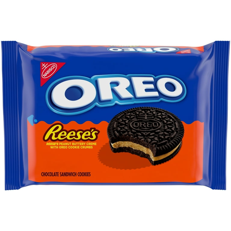 oreo　レイズ OREO REESE'S Peanut Butter Creme Sandwich Cookies, 12.35 oz