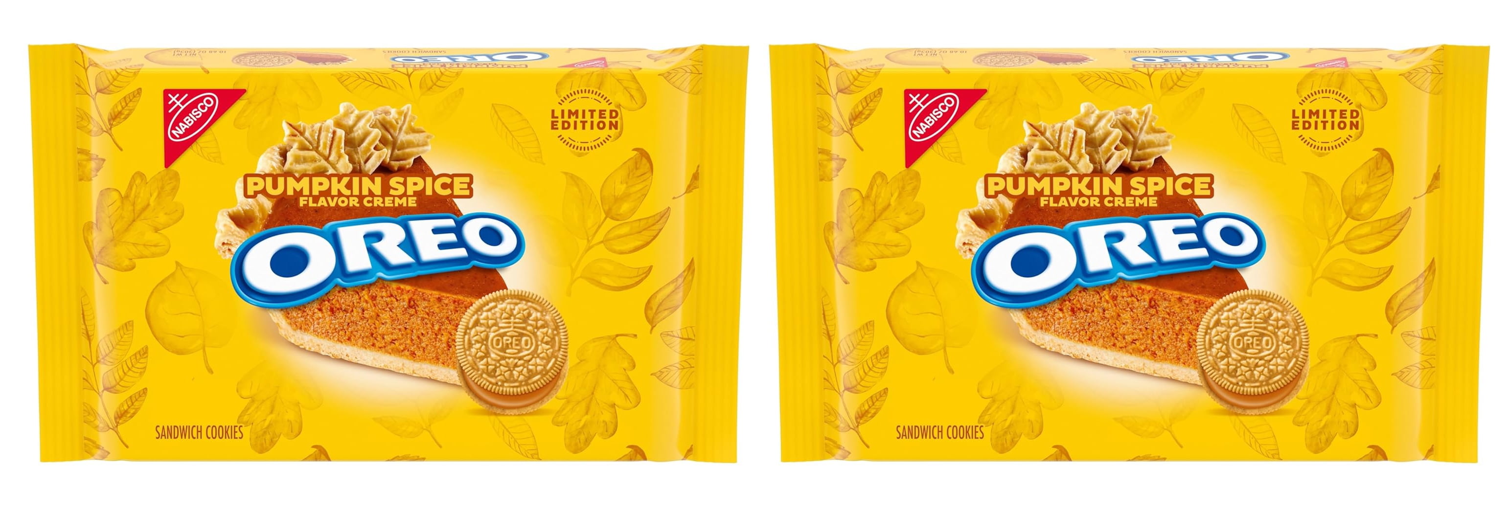 OREO Pumpkin Spice Sandwich Cookies  10.68 oz - 2 Pack Limited Edition