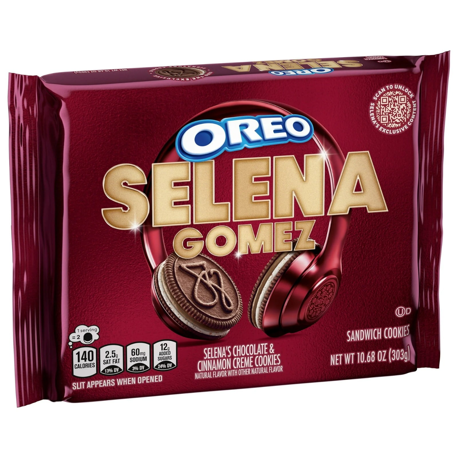 OREO Selena Gomez Cookies, Limited Edition, 10.68 oz (Single Pack)