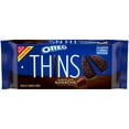 thumbnail image 1 of OREO Thins Chocolate Ganache Creme Chocolate Sandwich Cookies, Family Size, 12.33 oz, 1 of 14