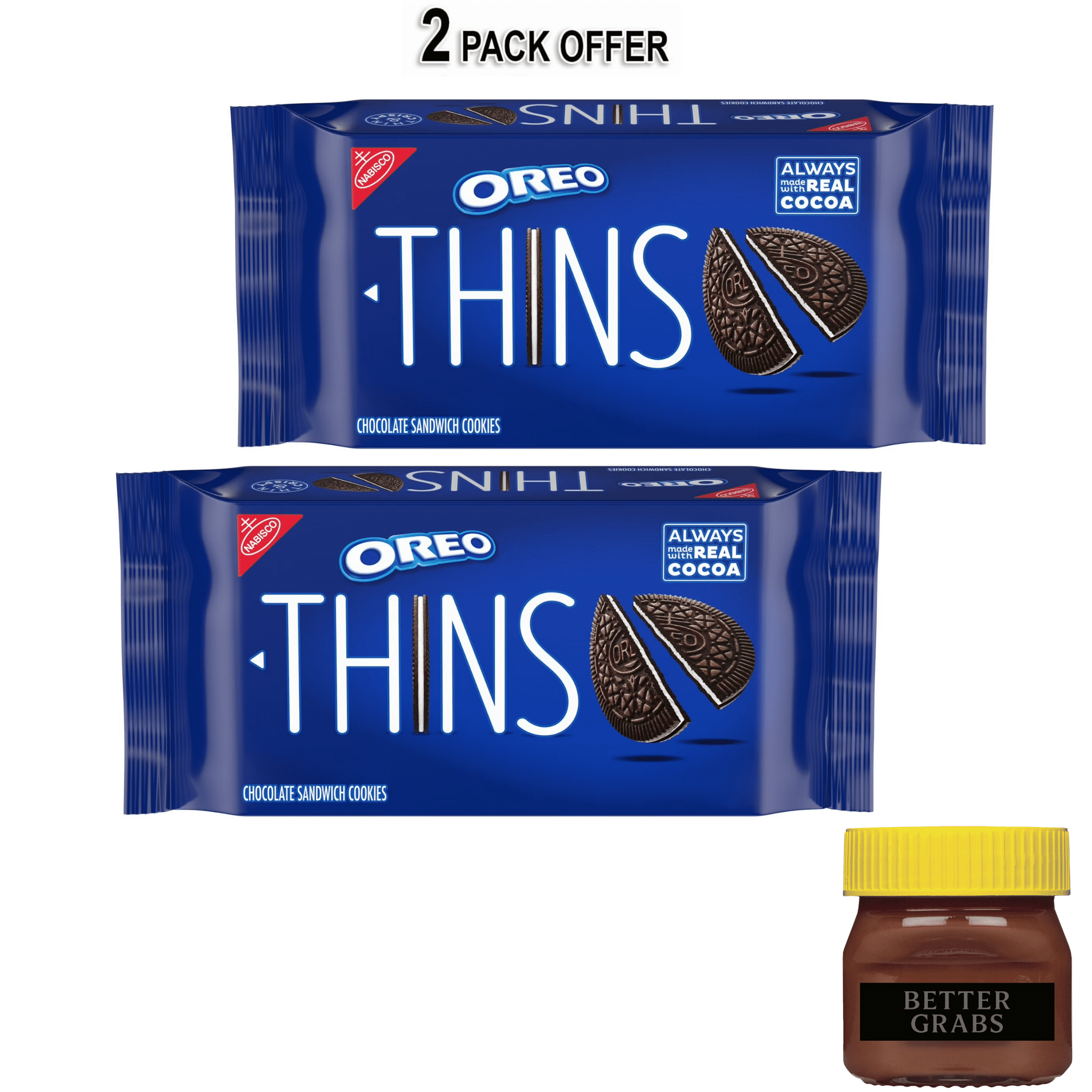 OREO Thins Chocolate Sandwich Cookies, 9.21 Oz