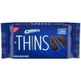thumbnail image 1 of OREO Thins Chocolate Sandwich Cookies, 9.21 oz, 1 of 19