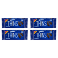 thumbnail image 1 of OREO Thins Chocolate Sandwich Cookies, Family Size, 11.78 oz Pack of 4), 1 of 3