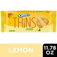 thumbnail image 1 of OREO Thins Lemon Creme Sandwich Cookies Family Size, 11.78 oz (Package May Vary), 1 of 5