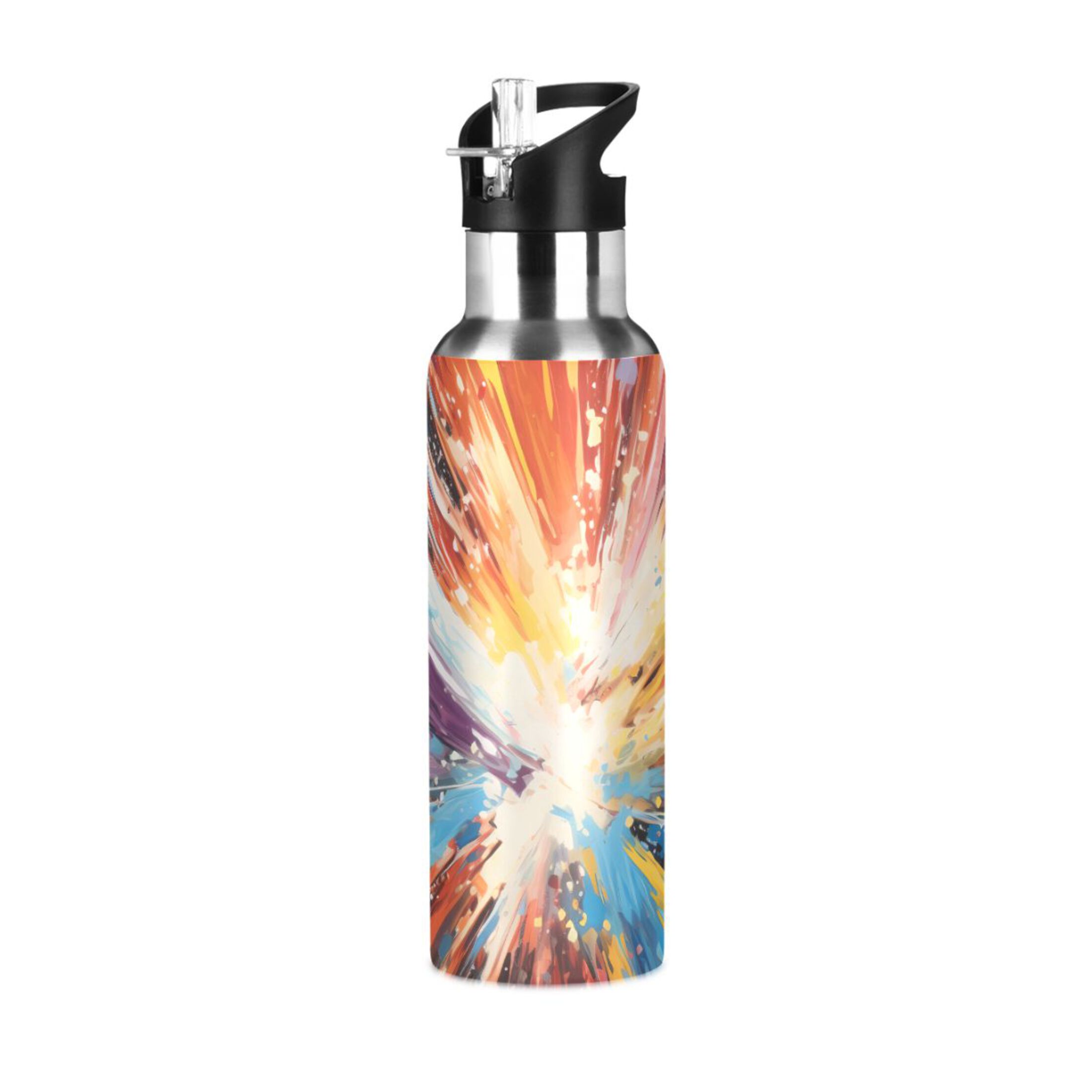 OREZI Stainless Steel Water Bottle 20oz/600ml Double Wall Vacuum ...