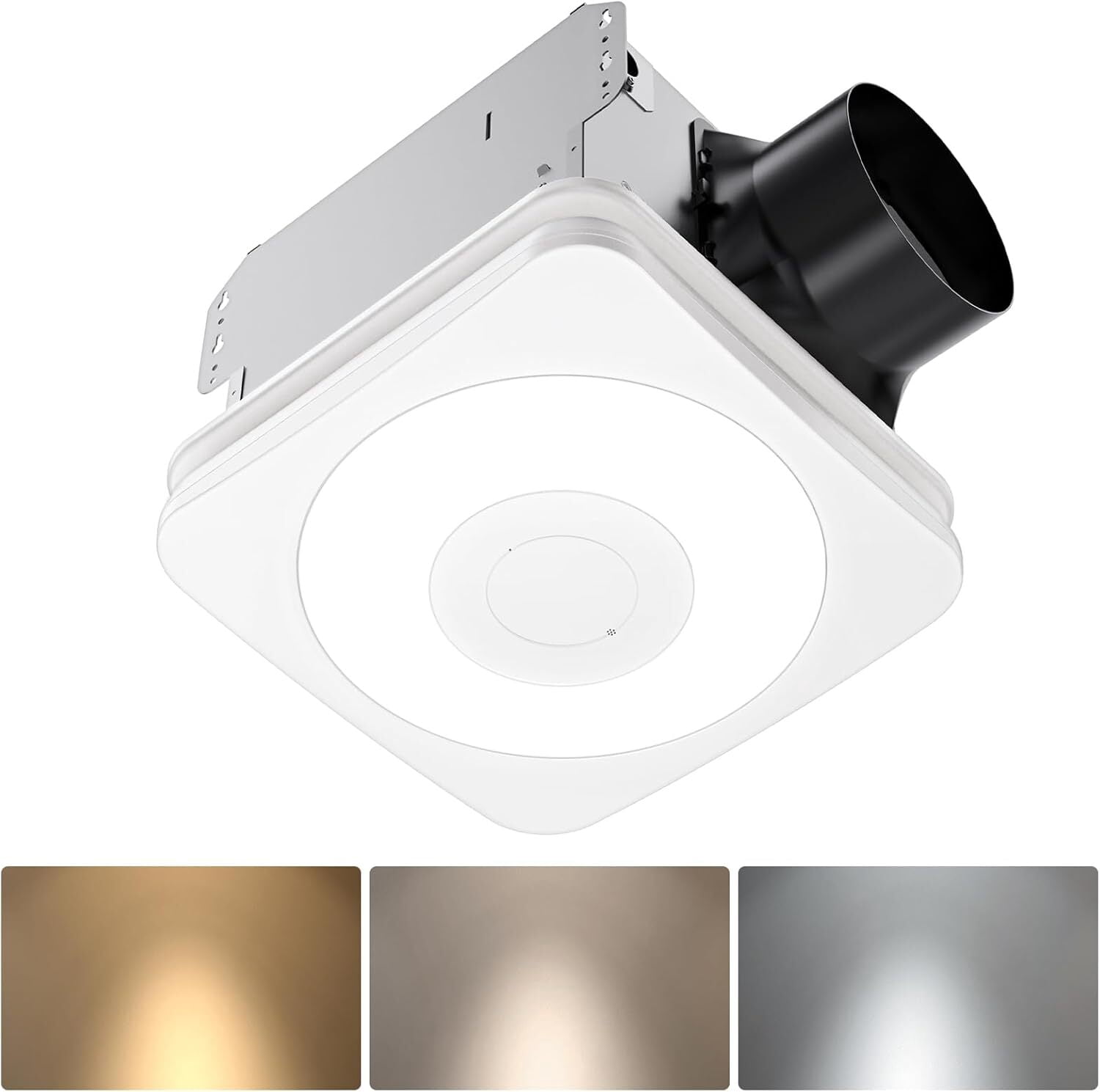 OREiN Bathroom Exhaust Fan with Humidity Sensor, 160CFM Exhaust Fan ...