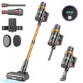 thumbnail image 1 of ORFELD Cordless Vacuum Cleaner with 2600mAh Detachable Battery, 45Kpa Powerful Stick Vacuum for Hard Floor Carpet Pet Gold, SV30, 1 of 14