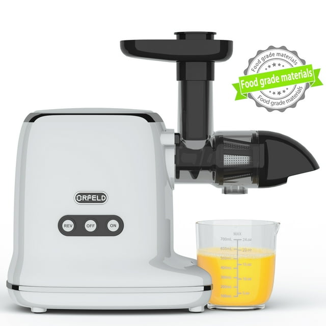 ORFELD Masticating Juicer for Vegetable and Fruit 150W Cold Press