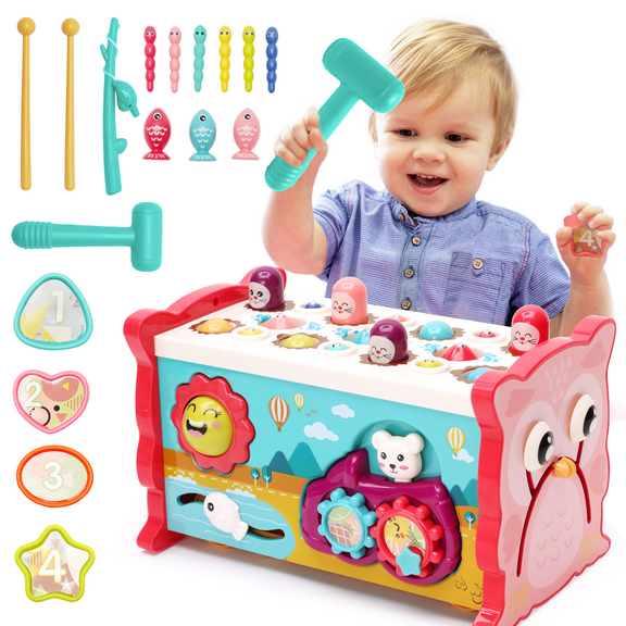 ORFELD Learning Toys 8 in 1 Baby Busy Toys Toddler Educational Gifts for Kids 1- 3Y Boys & Girls