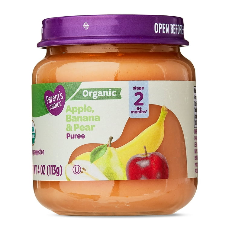 Banana Porridge Apple Banana Puree For Babies Parent's Choice