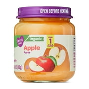 Parent's Choice Organic Stage 1 Baby Food, Apple Puree, 4 oz Jar