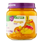 Parent's Choice Organic Stage 1 Baby Food, Mango, 4 oz Jar