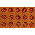 thumbnail image 1 of Way To Celebrate Pumpkin Halloween Coir Doormat, 18 in x 30 in, 1 of 6