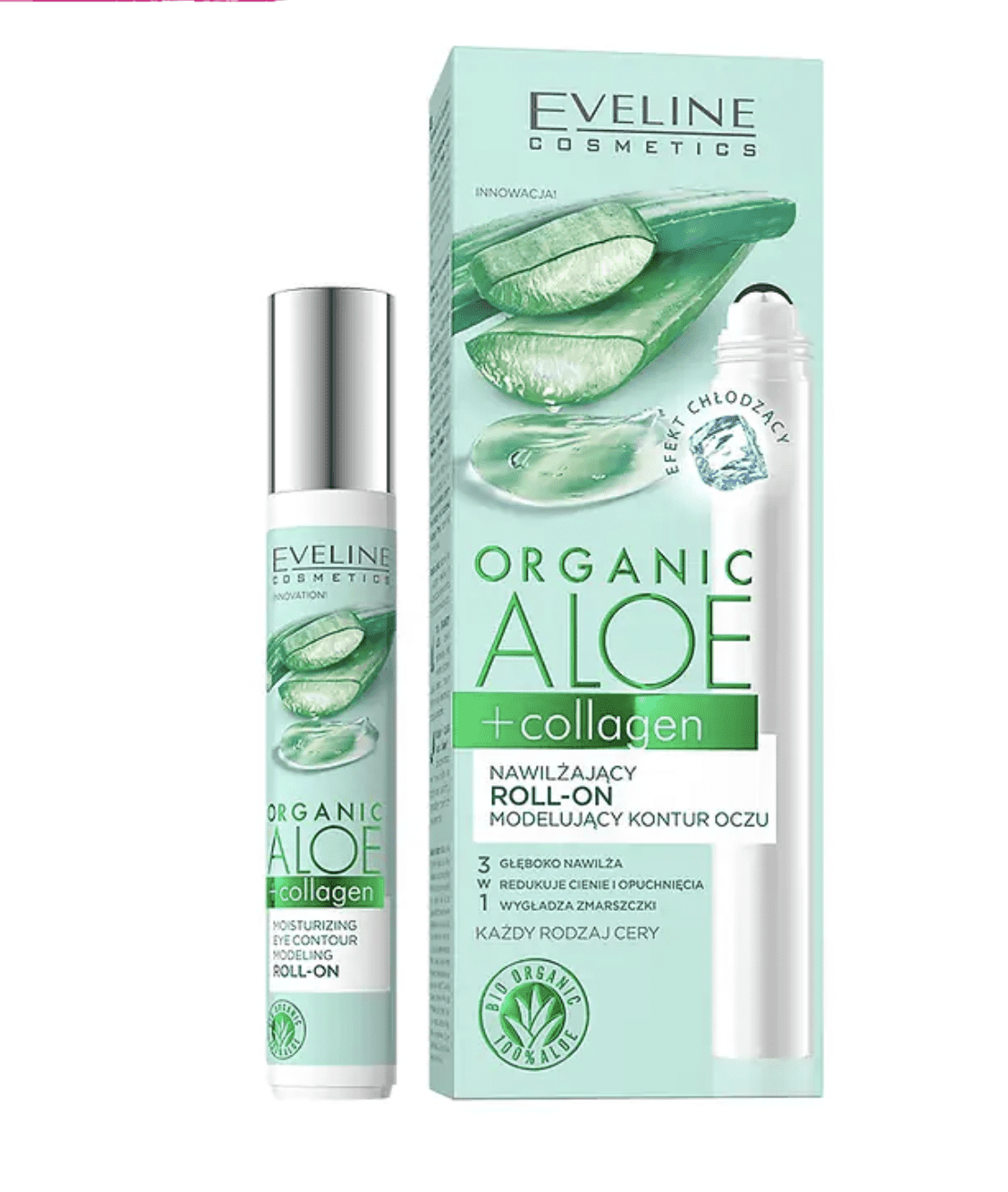 ORGANIC ALOE+COLLAGEN Moisturizing Roll-on Modeling Eye Contour -  Walmart.com