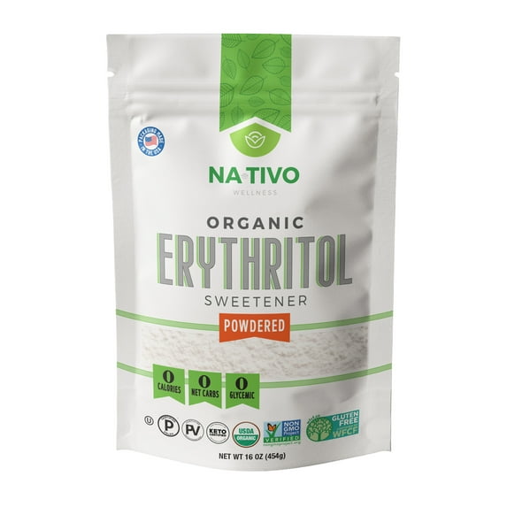 ORGANIC CONFECTIONERS ERYTHRITOL SWEETENER 1 LB - POWDERED