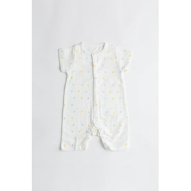 ORGANIC COTTON LINEN “TRIANGLES” BODYSUIT