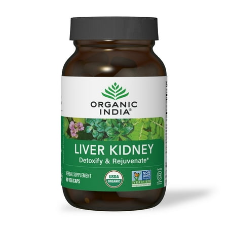 Organic India Usa Whole Herb Supplement, Liver Kidney - 1 Each - 90 Vcap