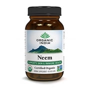 ORGANIC INDIA Neem Herbal Supplement 90 Vegetarian Capsules