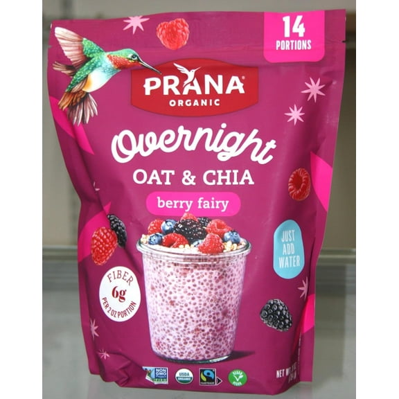 ORGANIC OVERNIGHT OAT AND CHIA BERRY FAIRY (Pack Of 2)