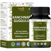 ORGANIC SPREE Kanchnar Guggulu 120 Tablets - Ayurvedic Formulation - Certified and Vegetarian