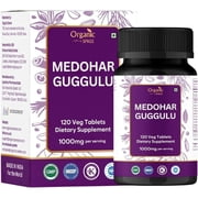 ORGANIC SPREE Medohar Guggulu 120 Tablets   Ayurvedic Formula   Dietary Supplement