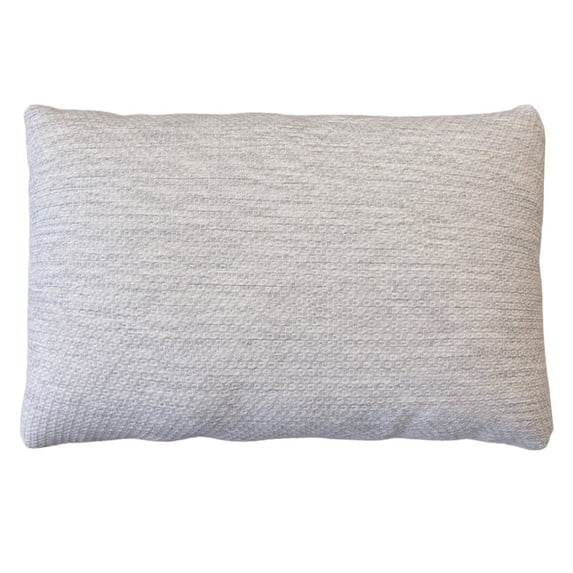 ORGANIC TEXTILES Organic Shredded Latex Bed Pillow with Heather Gray Cotton Cover - For Sleeping, Head Support, Side Back Stomach Sleeper, Soft and Breathable - (Queen Size)