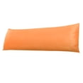 thumbnail image 1 of Satin Body Pillowcase for Hair and Skin, Silky Slip Cooling Body Pillow Cover with Hidden Zipper, Orange, 20" x 54", 2 Pack, 1 of 5