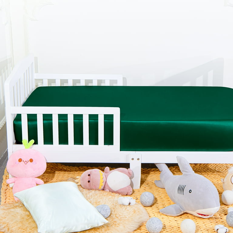 Dark green crib 2025 sheet
