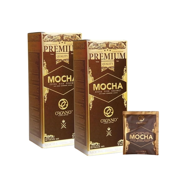 ORGANO Gourmet Cafe Mocha (15 sachets) - 2 Pack