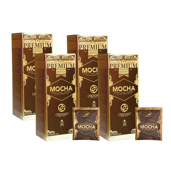 ORGANO Gourmet Cafe Mocha (15 sachets) - 4 Pack