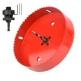 thumbnail image 1 of ORGRY 160mm/6.3" BI-Metal HSS Hole Saws Bit Tooth Cutting for Cornhole Board Plywood Metal Plastic Fiberboard, 1 of 7