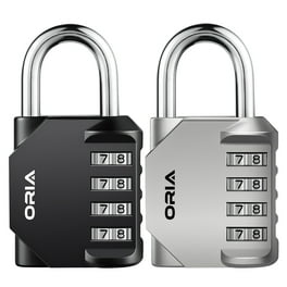 ORIA Combination Lock Beam Locker Cabinet Door Handles 5-Digit Combination  Padlock, Suitable for Lockers, File Cabinets, Wardrobes, Small Fences,  Small Sheds, Pet Door Locks.Silver 