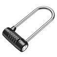 thumbnail image 1 of ORIA Combination Lock Beam Locker Cabinet Door Handles 5-Digit Combination Padlock, Suitable for Lockers, File Cabinets, Wardrobes, Small Fences, Small Sheds, Pet Door Locks.Black, 1 of 7
