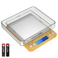 thumbnail image 1 of ORIA Digital Kitchen Scale, Mini Pocket Jewelry Scale, LCD Display Digital Mini Scale 500g/ 0.01g Precise Graduation, Yellow, 1 of 7
