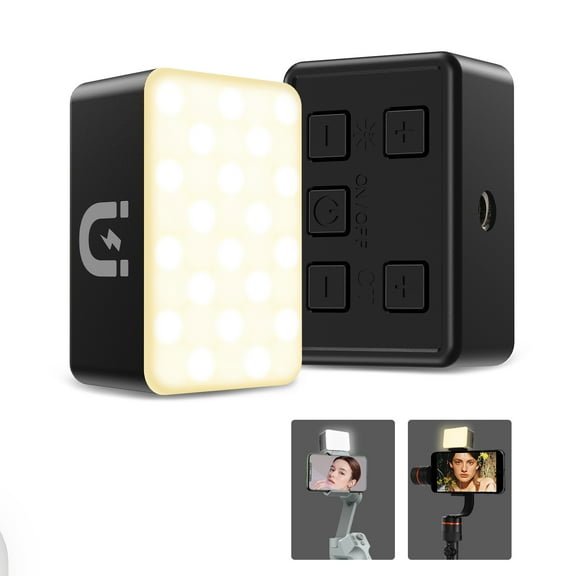 ORIA LED Video Light. Bi-Color Video Camera Lights, Cold & Warm Color Temperature, Dimmable 3500-6500K Ultra Bright Photo and Video Lighting for Vlog Video Recording, LED Fill Lamp