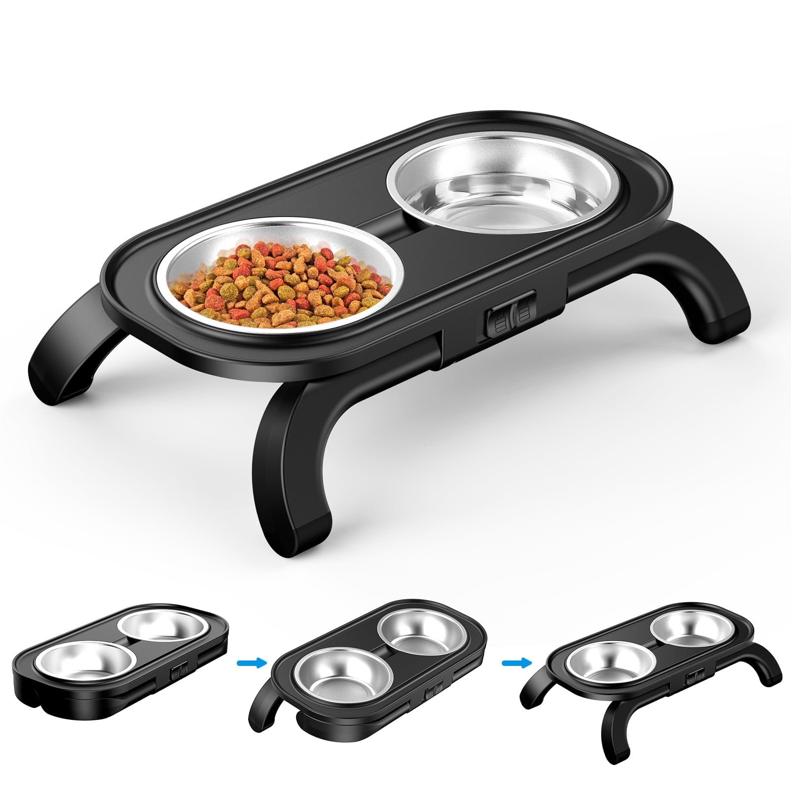 ORIA Pet Feeder Bowl, Spill Proof Pet Water Dispenser Vehicle/Outdoor/Indoor Drinking Water Bowl for Dogs and Cats