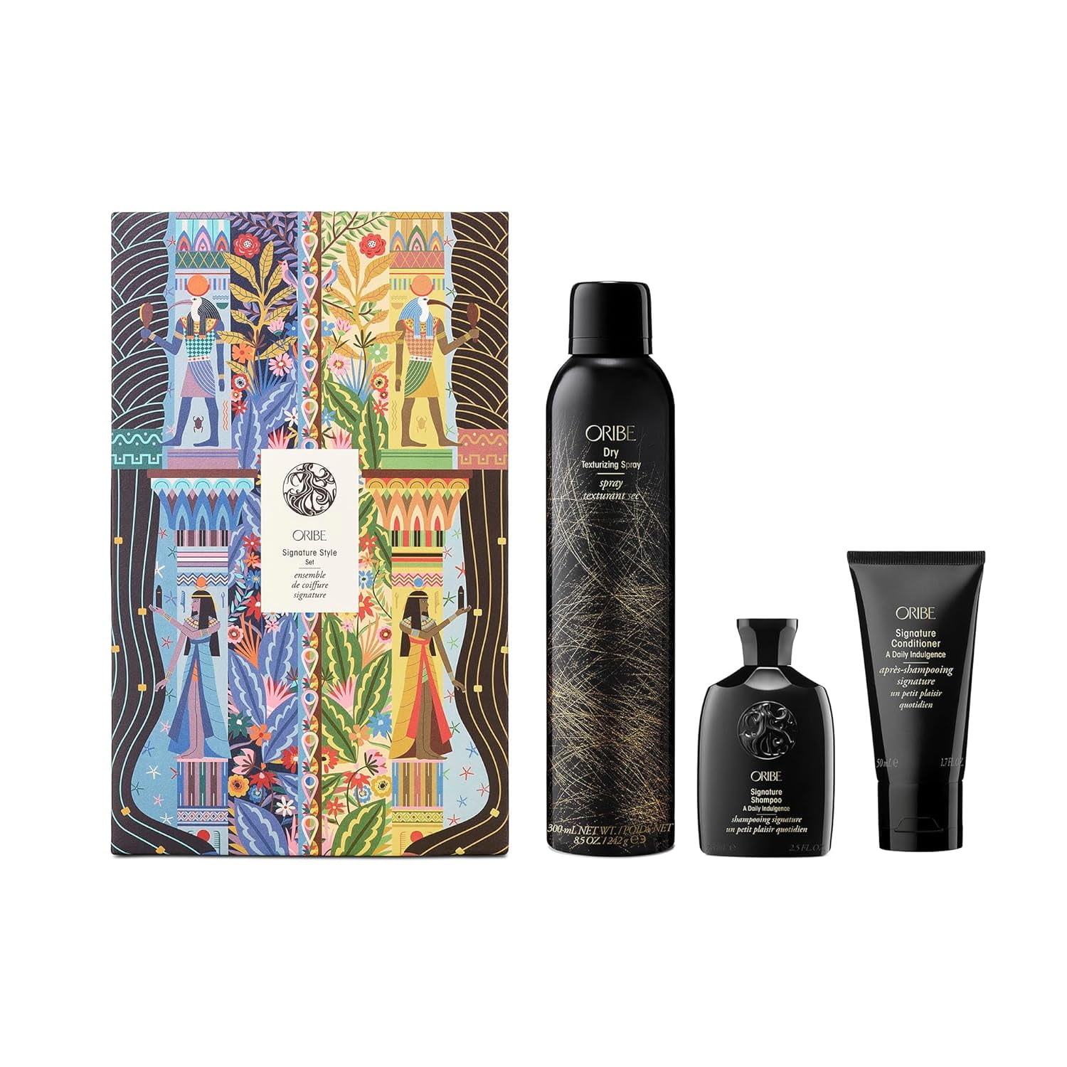 Oribe Signature Style Set, Shampoo, Conditioner, Texturizing Spray