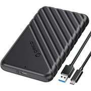 ORICO 2.5" Hard Drive Enclosure for 7-9.5mm HDD/SSD Enclosure USB C to SATA Hard Drive Case,Support 6TB