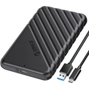 ORICO 2.5 Hard Drive Enclosure for 7-9.5mm HDD/SSD Enclosure USB C to SATA Hard Drive Case,Support 6TB