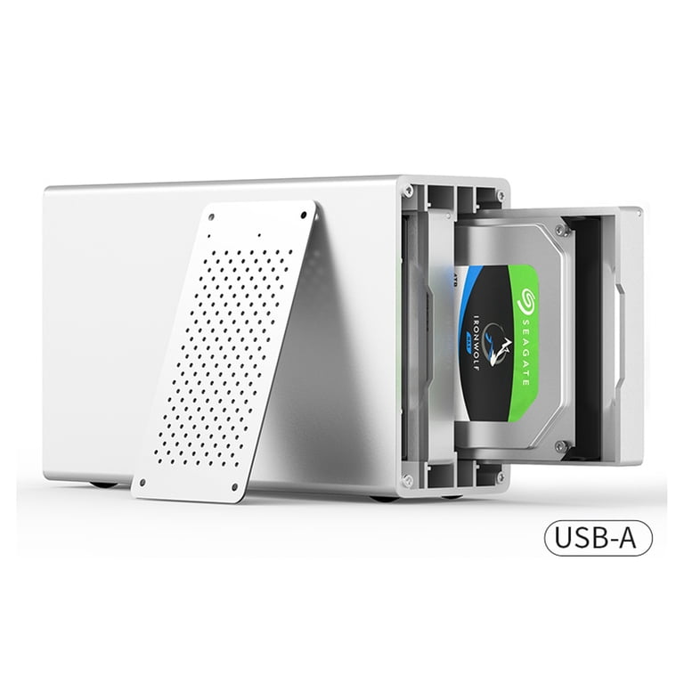 ORICO 2 Bay External Hard Drive Enclosure with RAID Aluminum USB3
