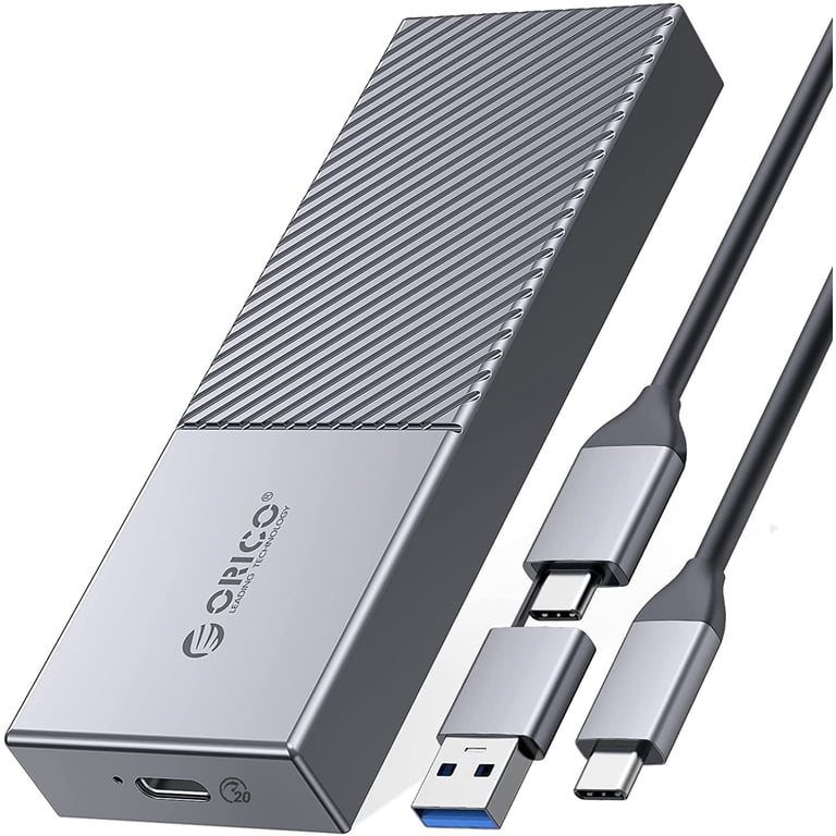 ORICO Dual M.2 NVMe SATA SSD Enclosure, USB C to M.2 Adapter for PCIe ORICO Dual M.2 NVMe SATA SSD Enclosure, USB C to M.2 Adapter for PCIe