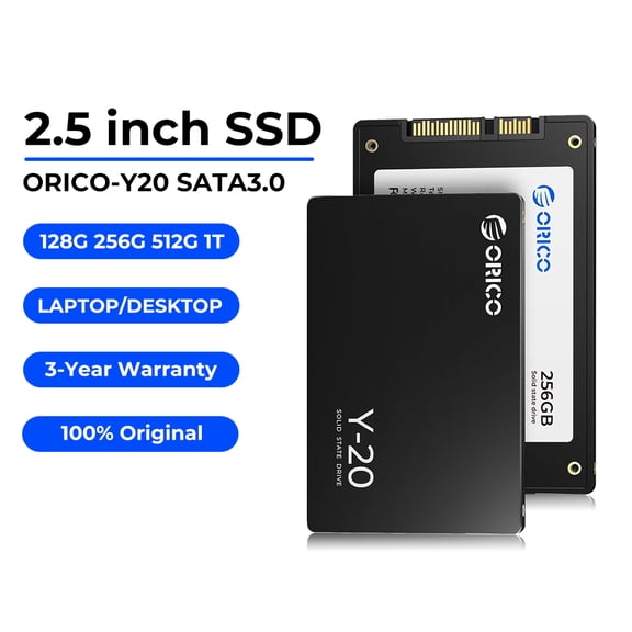 ORICO 25GB SSD SATA III 2.5" Internal Solid State Hard Drive 3D NAND (ORICO-Y20)