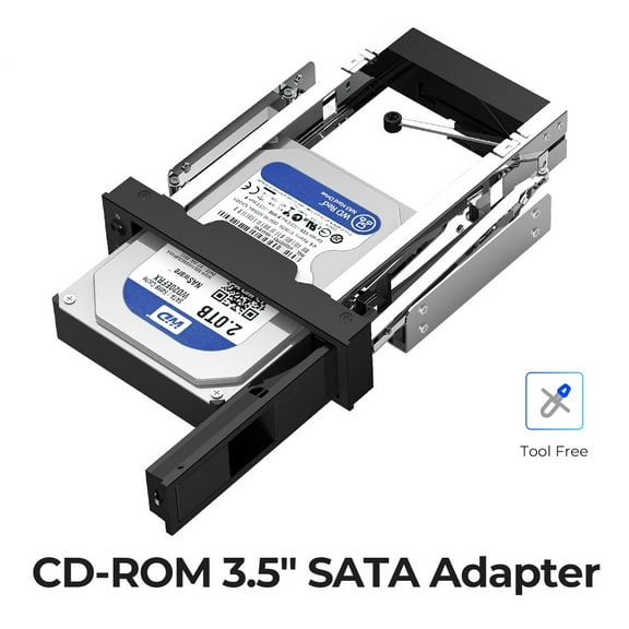 ORICO 3.5 inch SSD/HDD Mounting Bracket for Host case Tool Free Stainless Mobile Rack Internal Tray-Less SATA Hard Drive Backplane Enclosure