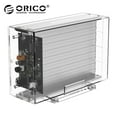 ORICO 3259C3CRBP Transparent Series DualBay 3.5 inch TypeC Portable