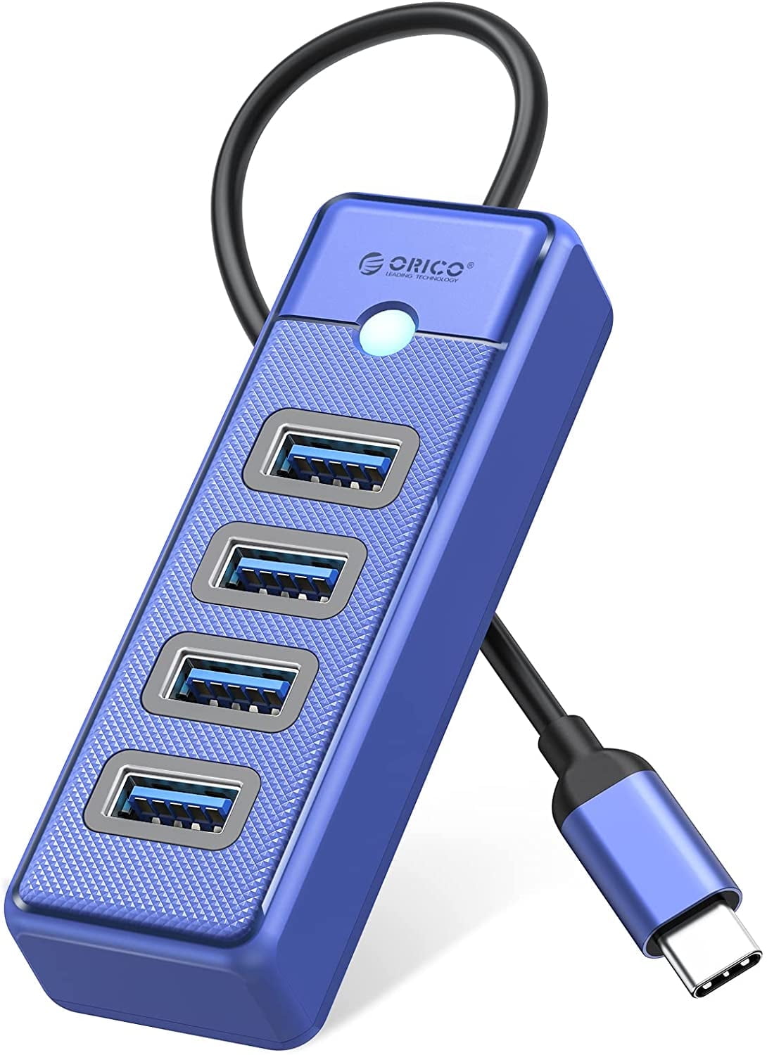 ORICO 4 Ports USB C Hub for Mac, Laptop, Flash Drive, Ipad Pro,USB 3.1