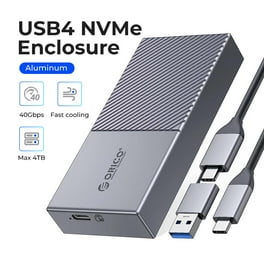 iDSOniX M.2 [NVMe & SATA] SSD Enclosure Adapter[Tool Free][Aluminum], NVMe  to USB 3.2 Gen 2 10Gbps, M.2 to USB C&A Supports M-Key/B+M Key, with UASP