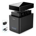 thumbnail image 1 of ORICO 5 Bay Hard Drive Enclosure for 3.5 in SATA SSD/HDD External Hard Drive Docking Station USB 3.0 to SATA 5Gbps,with 12V/6.5A Max 90TB, 1 of 12